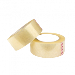 Скотч (клейкая лента) 48 мм, 150 м, 45 мкм, прозрачный (1/48)