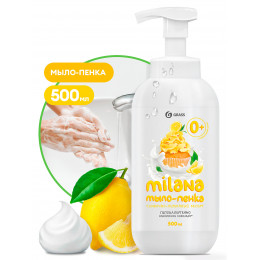 Крем-пенка, 500 мл, лимонный пирог, с пенным триггером, GRASS MILANA